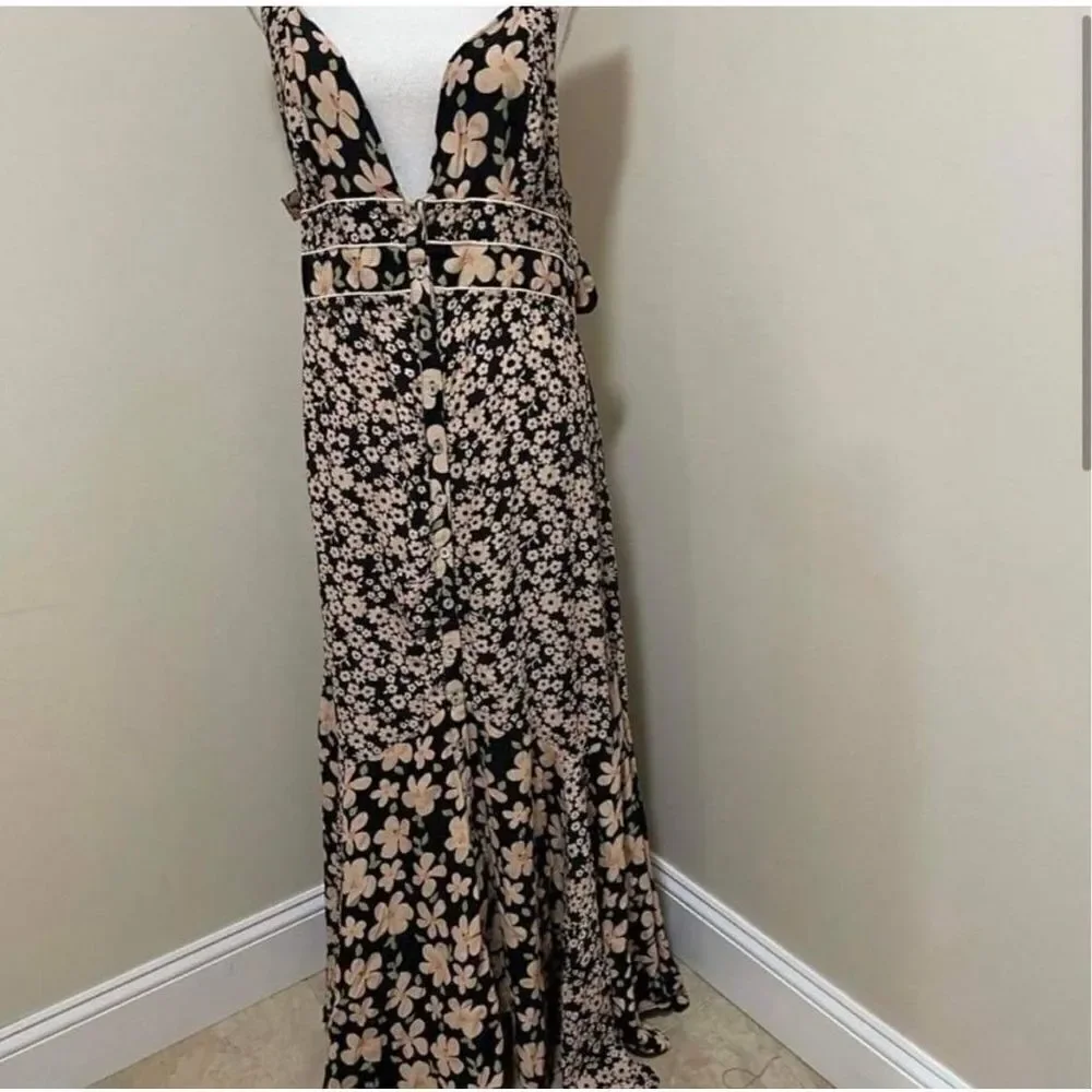New Free  People Dewberry Maxi Dress Size XS - Picture 3 of 5